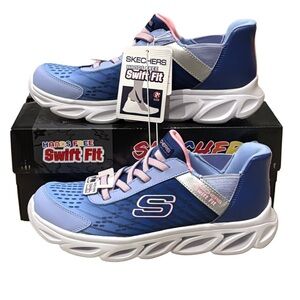 Skechers Kids Blue and Pink Swift Fit Sneakers